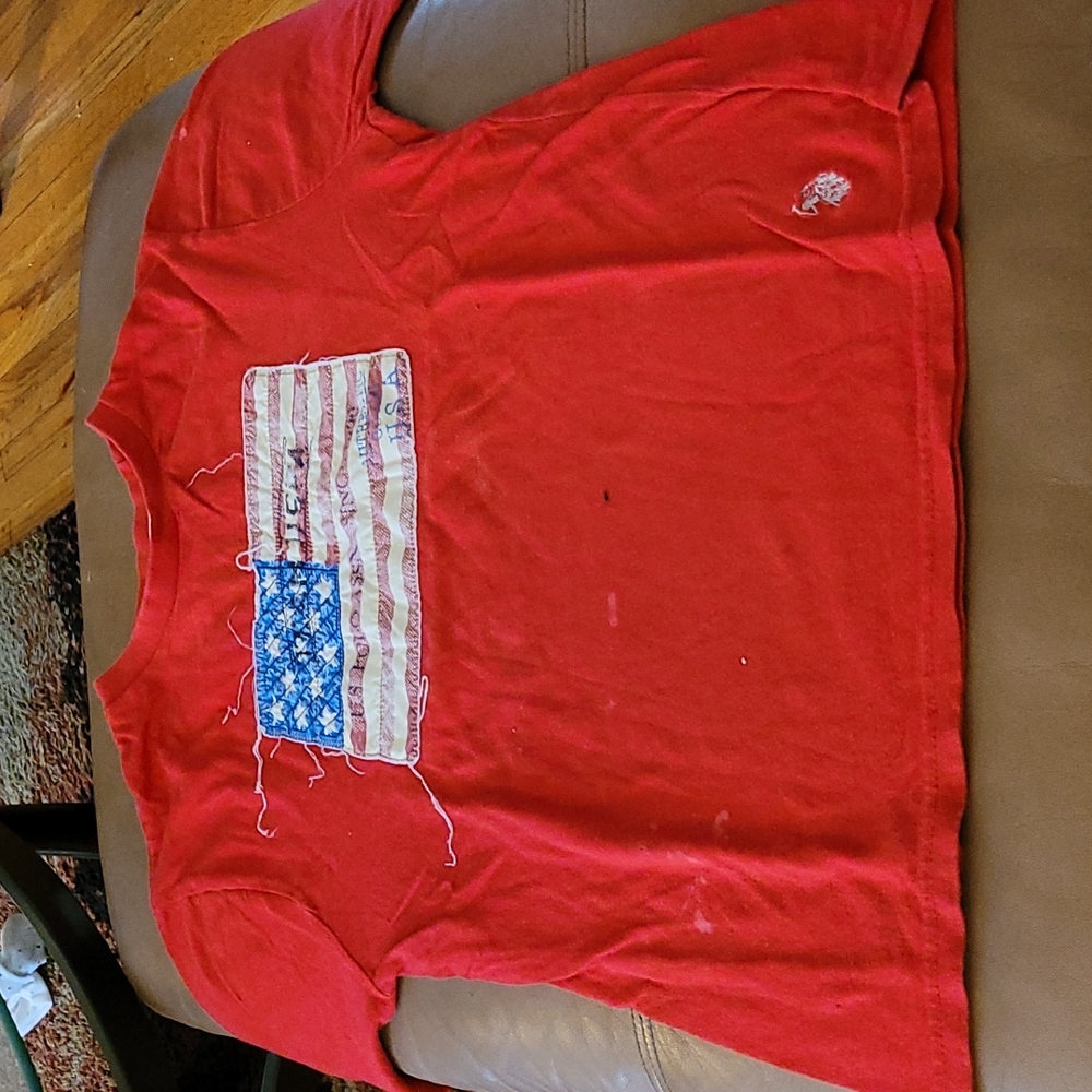 Boys U.S POLO ASSN American flag shirt